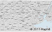 Silver Style 3D Map of ZIP code 07922