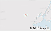 Silver Style 3D Map of ZIP code 07922, single color outside
