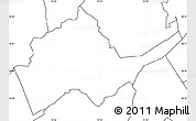 Blank Simple Map of ZIP code 07922