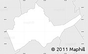 Silver Style Simple Map of ZIP code 07922