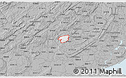 Gray 3D Map of ZIP code 07924