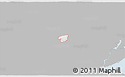 Gray 3D Map of ZIP code 07924, single color outside