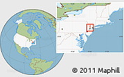 Savanna Style Location Map of ZIP code 07924, highlighted country, highlighted county