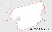 Silver Style Simple Map of ZIP code 07924