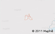 Silver Style 3D Map of ZIP code 07931, single color outside