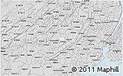 Silver Style 3D Map of ZIP code 07940