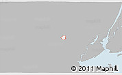 Gray 3D Map of ZIP code 07974, single color outside