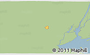 Savanna Style 3D Map of ZIP code 07974, single color outside