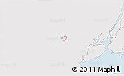 Silver Style 3D Map of ZIP code 07974, single color outside