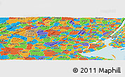 Political Panoramic Map of ZIP code 07974
