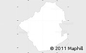 Silver Style Simple Map of ZIP code 07974