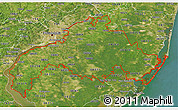 Satellite 3D Map of ZIP codes starting with 080