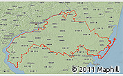 Savanna Style 3D Map of ZIP codes starting with 080