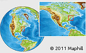 Physical Location Map of ZIP codes starting with 080, within the entire country