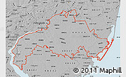 Gray Map of ZIP codes starting with 080