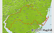 Physical Map of ZIP codes starting with 080