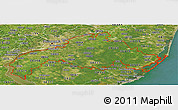 Satellite Panoramic Map of ZIP codes starting with 080