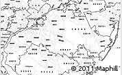 Blank Simple Map of ZIP codes starting with 080