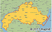Savanna Style Simple Map of ZIP codes starting with 080
