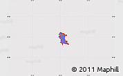 Political Map of ZIP code 08009, cropped outside