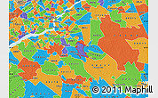 Political Map of ZIP code 08009