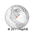 Outline Map of ZIP Code 08009