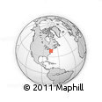 Outline Map of ZIP Code 08015