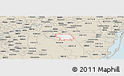 Classic Style Panoramic Map of ZIP code 08015