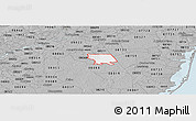 Gray Panoramic Map of ZIP code 08015