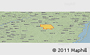 Savanna Style Panoramic Map of ZIP code 08015