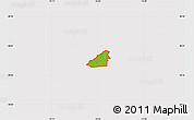 Physical Map of ZIP code 08054, cropped outside