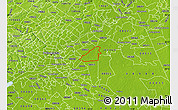 Physical Map of ZIP code 08054