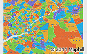 Political Map of ZIP code 08054