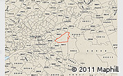 Shaded Relief Map of ZIP code 08054