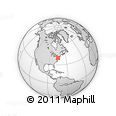 Outline Map of ZIP Code 08054