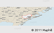 Classic Style Panoramic Map of ZIP code 08234