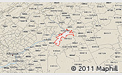 Classic Style 3D Map of ZIP code 08505