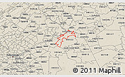 Shaded Relief 3D Map of ZIP code 08505