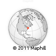 Outline Map of ZIP Code 08505