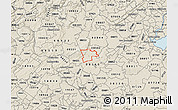 Shaded Relief Map of ZIP code 08558