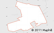 Silver Style Simple Map of ZIP code 08562