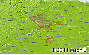 Satellite 3D Map of ZIP codes starting with 086, physical outside