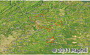 Satellite 3D Map of ZIP codes starting with 086
