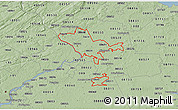 Savanna Style 3D Map of ZIP codes starting with 086