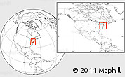 Blank Location Map of ZIP codes starting with 086, within the entire country