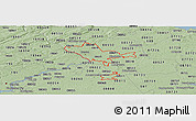 Savanna Style Panoramic Map of ZIP codes starting with 086