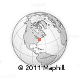 Outline Map of ZIP Code 08611