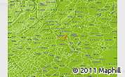Physical Map of ZIP code 08628