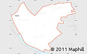 Silver Style Simple Map of ZIP code 08628