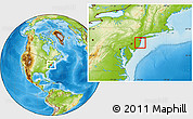 Physical Location Map of ZIP code 08724